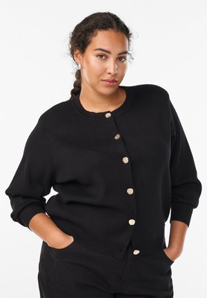 Strickjacke - black