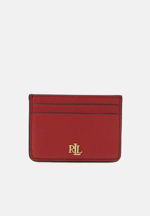 LEATHER CARD CASE - Lommebok - red sunstone