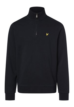 LOOPBACK QUARTER ZIP - Sweatshirt - marine