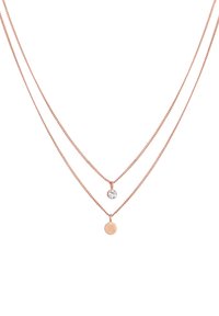 Elli SPARKLING STACK - MIT KRISTALLEN VON SWAROVSKI® - Halskæder - rose gold-coloured