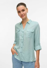 Vero Moda VMBUMPY - Chemisier - gray mist