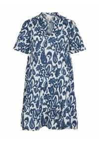 VILA MINI VIMERLE V-AUSSCHNITT - Vestito casual - cloud dancer