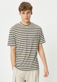 Koton CREW NECK  - Printtipaita - beige