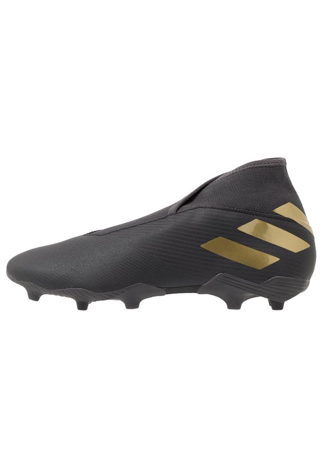 NEMEZIZ 19.3 LL FG - Fußballschuh Nocken - core black/gold metallic/utility black
