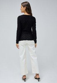 Salsa Jeans LONG-SLEEVE WITH CHEST DETAIL - Blouse - schwarz
