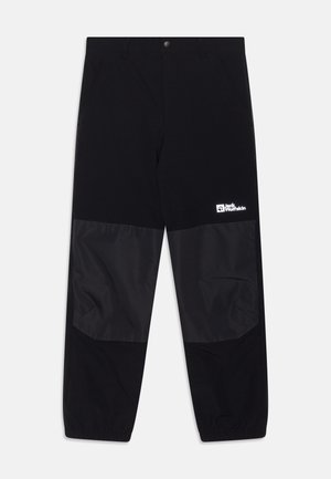 Jack Wolfskin Pantalones montañeros largos - black