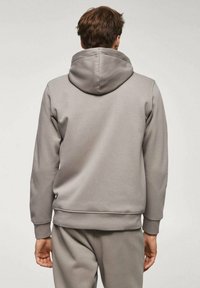 Mango BADY - Majica s kapuljačom i patentnim zatvaračem - mottled beige