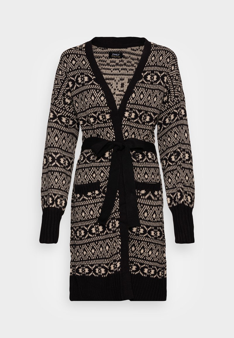 ONLY Tall ONLSIGRUN CARDIGAN - Kardigán - black/humus