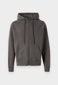 SACHA ZIP SKULL WESTERN - Zip-up sweatshirt - dark chocolate