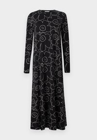 KOLMIN PIIRTO UNIKKO - Trikotāžas kleita - black/offwhite