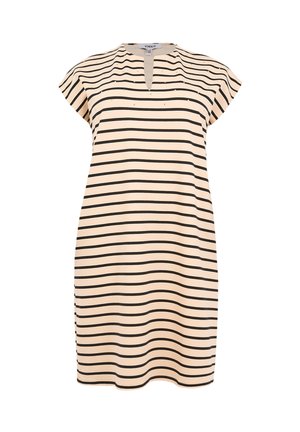 YOEK, YOEK DAMEN KLEID MIT STREIFENDRUCK - Robe de jour - black