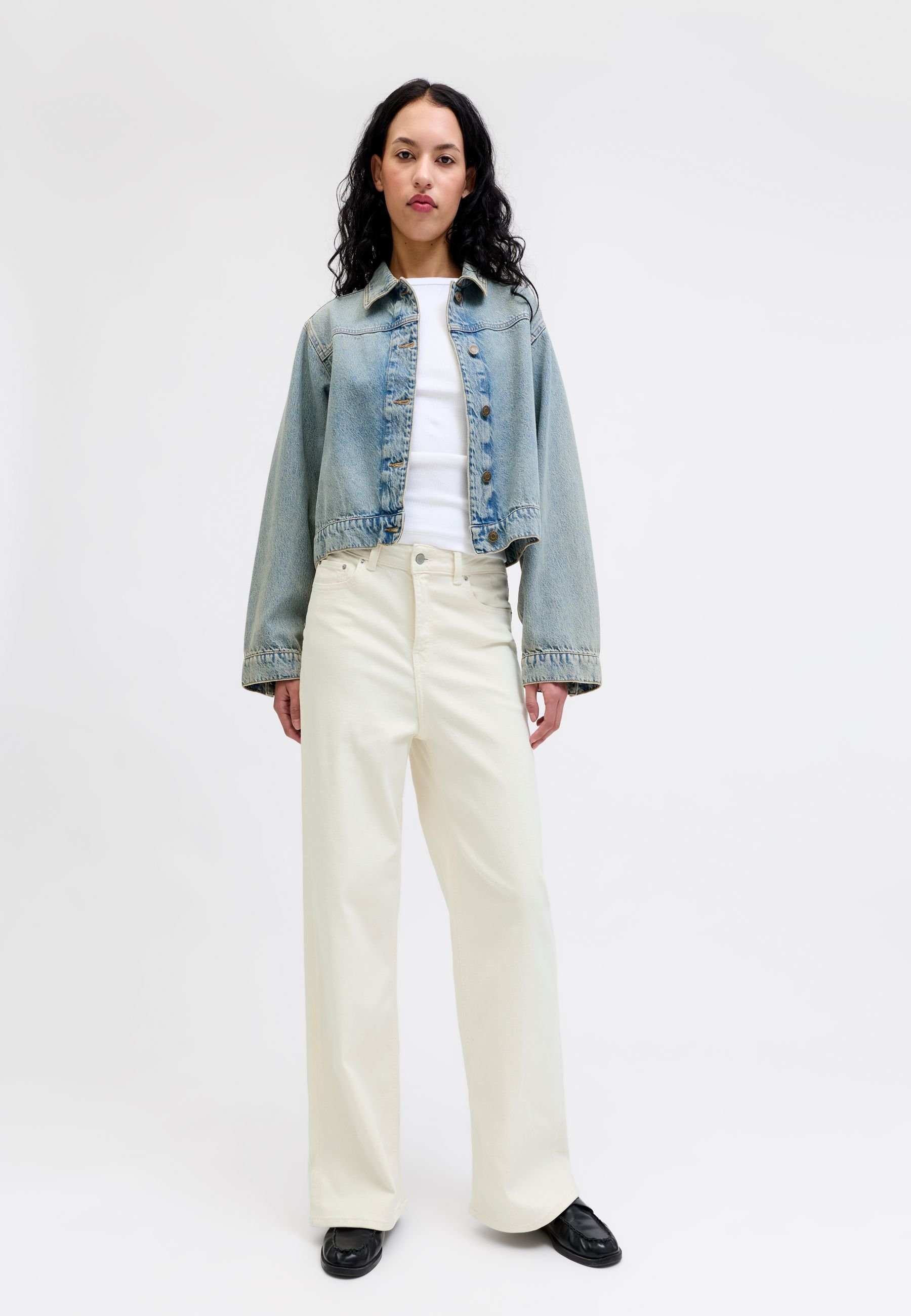 JJXX Wide-fit JXTOKYO WIDE HW JEANS C6171 DNM NOOS - Wide Leg