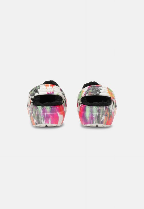 Crocs classic forrado tie-dye kids house shoes zuecos forrados con doble confort colorido — foto 3