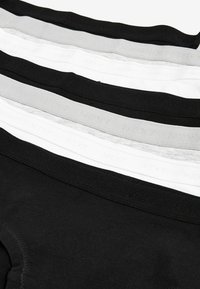 Next 7 PACK SPARKLE HIPSTER - Īsās apakšbikses - black white