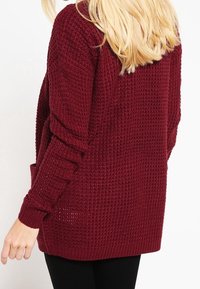 ONLY Strickjacke - dark red