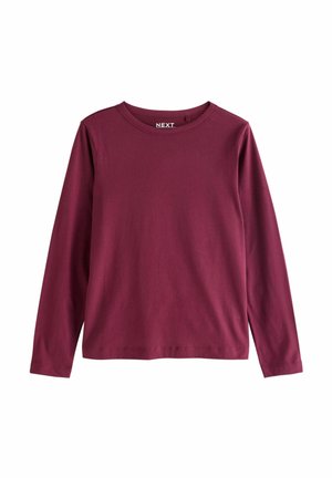REGULAR FIT - LONG SLEEVE CREW NECK - Top s dlhým rukávom - burgundy/red