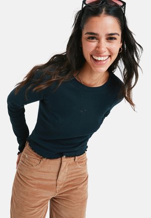TIME OFF POINTELLE - Longsleeve - teal