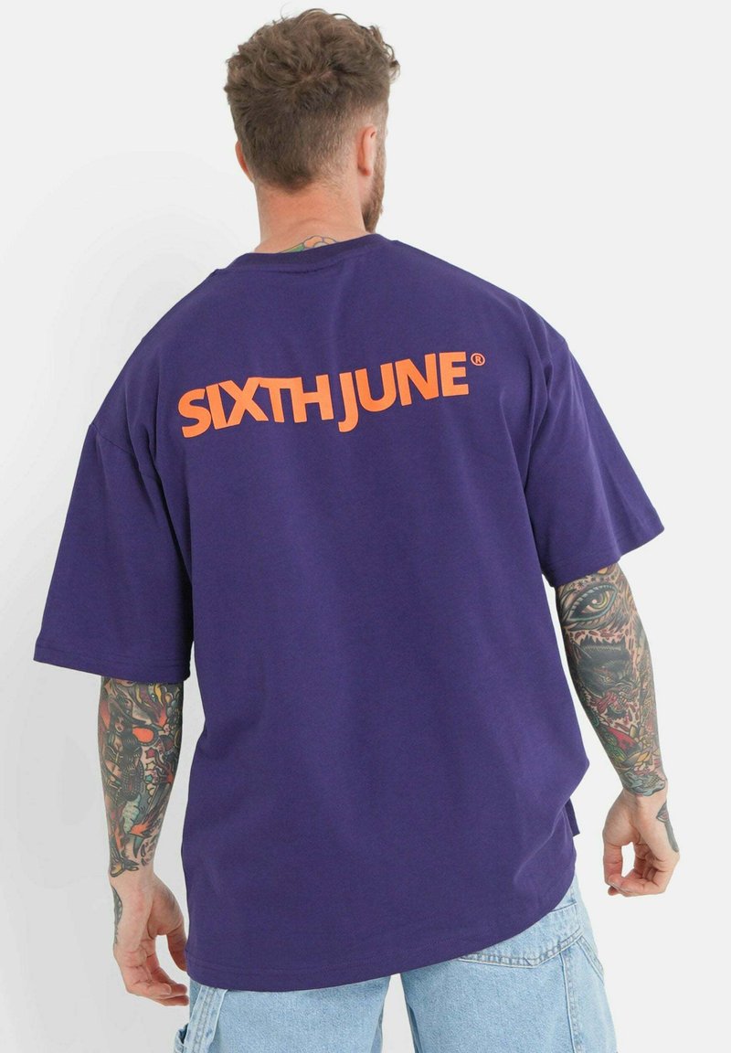 Sixth June T-shirts med print - dark purple