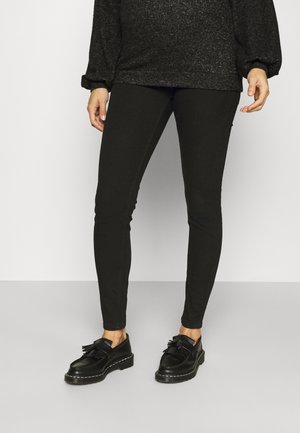 MAMALICIOUS MLAMY SKINNY - Uske traperice - black denim