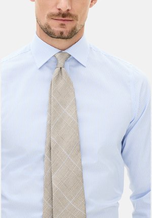 Oscar Jacobson Tie - dark mud brown