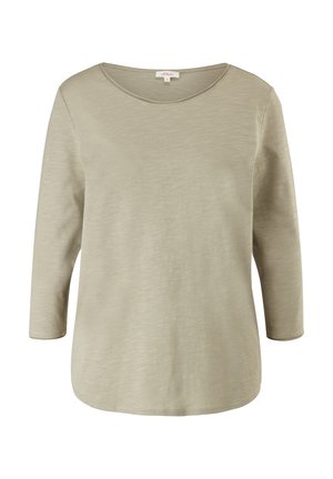 Top s dlouhým rukávem - khaki
