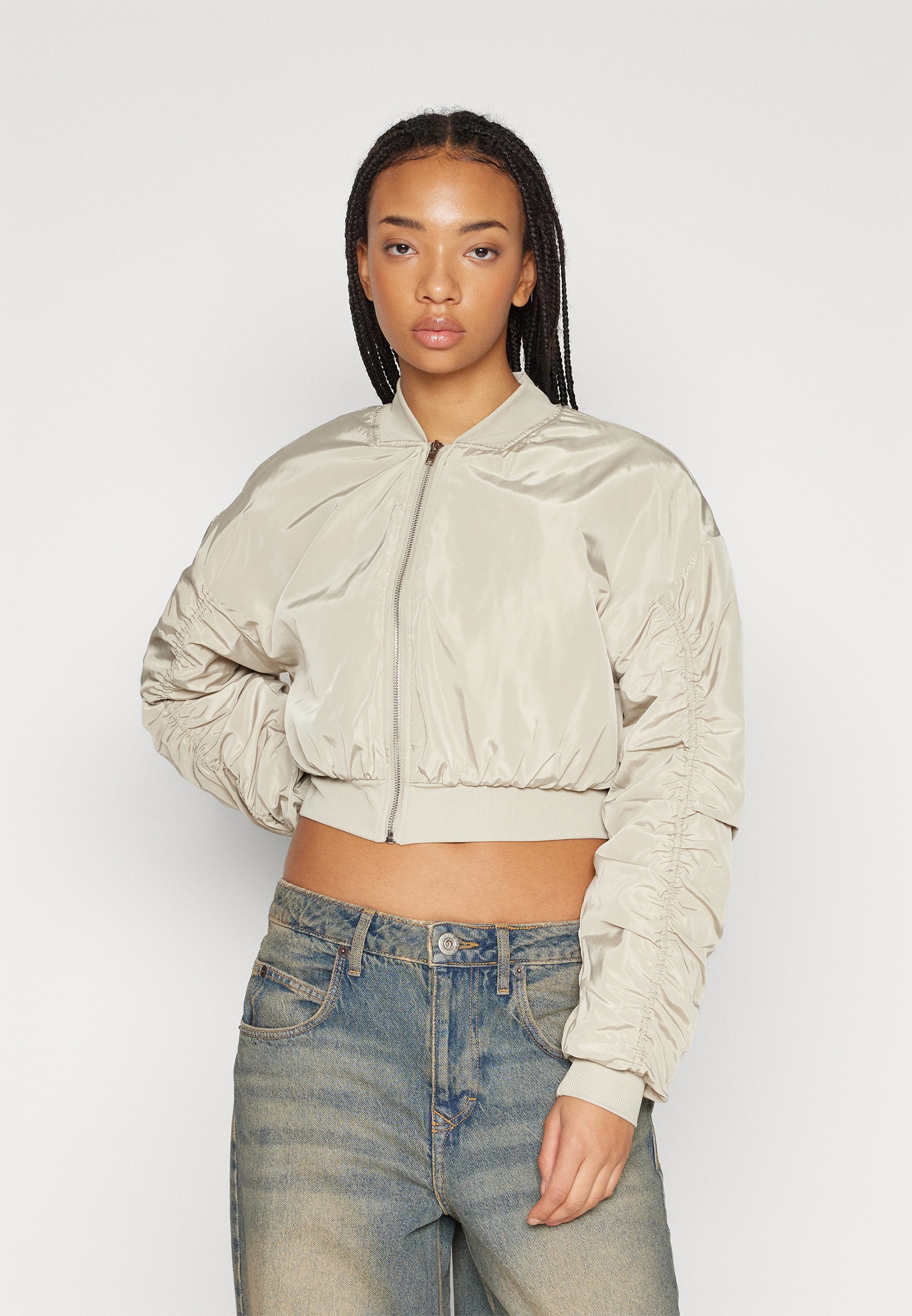 Noisy May NMCANDY SHORT BOMBER JACKET - Bomberjacke - eucalyptus 
