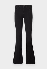 ONLPOWER MID WAIST PUSH UP - Blugi evazați - washed black