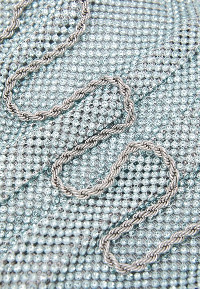 Loeffler Randall CRYSTAL GATHERED FLAT - Carteira de mão - blue