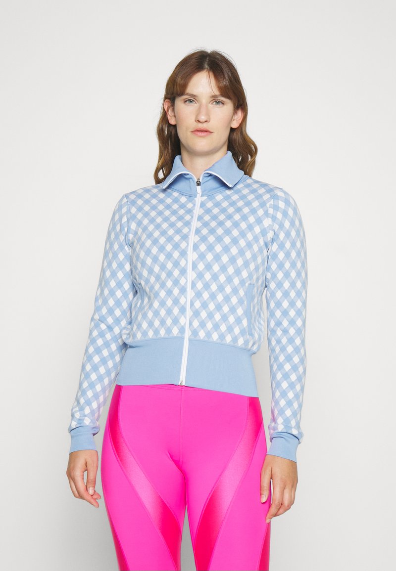 Sweaty Betty SEAMLESS WORKOUT ZIP THROUGH Trainingsvest blue/lichtblauw Zalando.nl