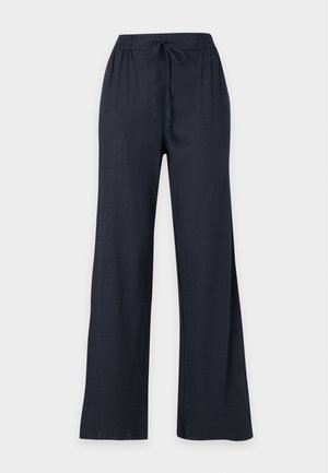 New Look, DRAWSTRING WIDE LEG - Broek - navy