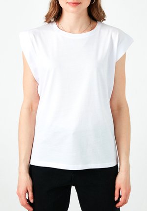 LELA CREW NECK - T-shirt basic - white