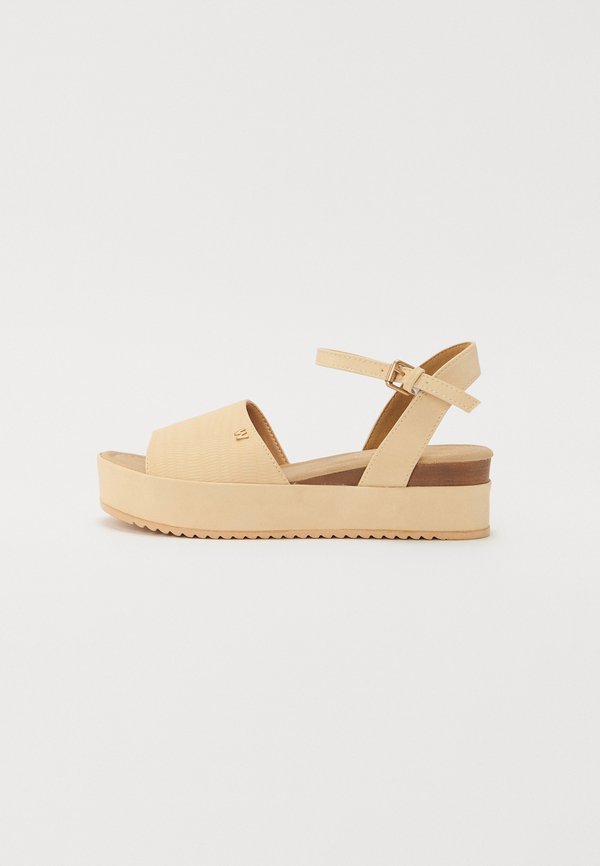 NORMA SANDAL SEMI WEDGE - Platform sandals - parcement