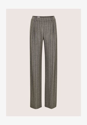 MADELEINE, MADELEINE HOSE BUNDFALTENHOSE MIT NADELSTREIFEN - Broek - stone gray berber