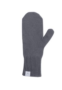 CASH-MERE Kortfingerhandsker - grau
