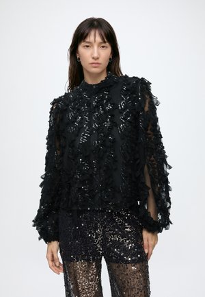 YAS, YASABELONE LS SHIRT - SHOW - Риза с копчета - black