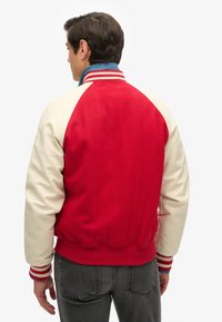 Superdry COLLEGE  - Bomber Jacket - varsity red