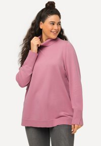Ulla Popken ROLLKRAGEN BÜNDCHEN - Maglione - raspberry
