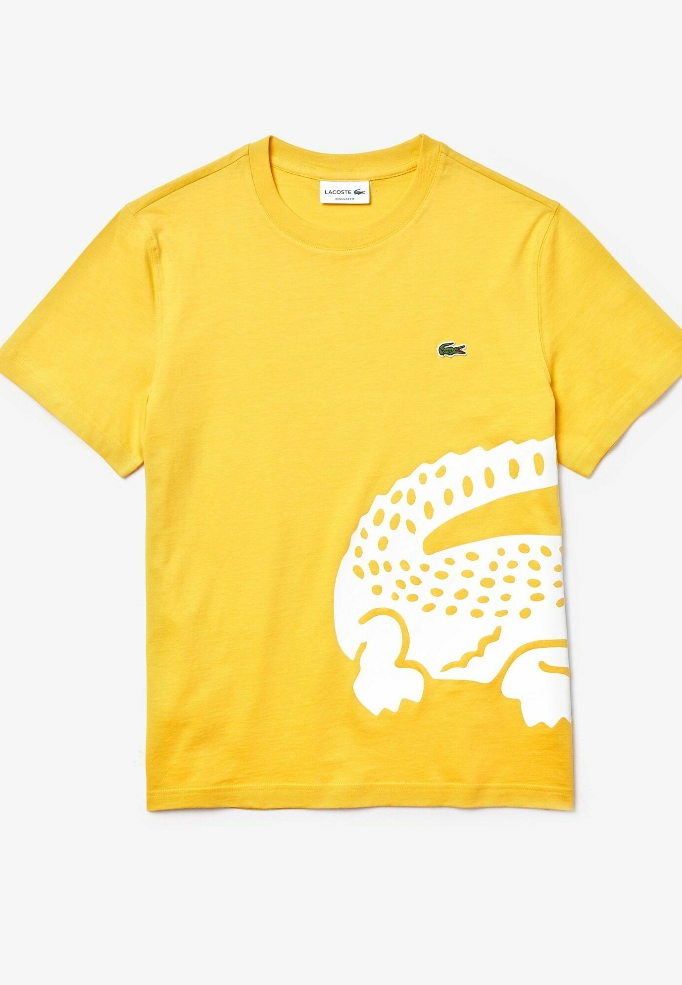 Lacoste TH5139 - Print T-shirt - gelb 
