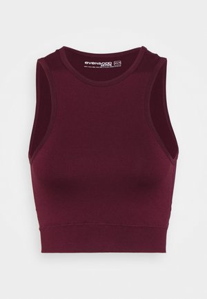Top - dark red