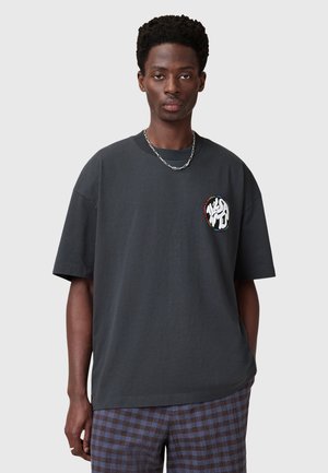 PRIDE DISTORTION  - T-shirts print - washed black