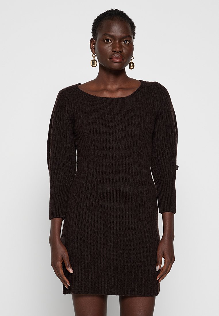 pinko Gebreide jurk zwart