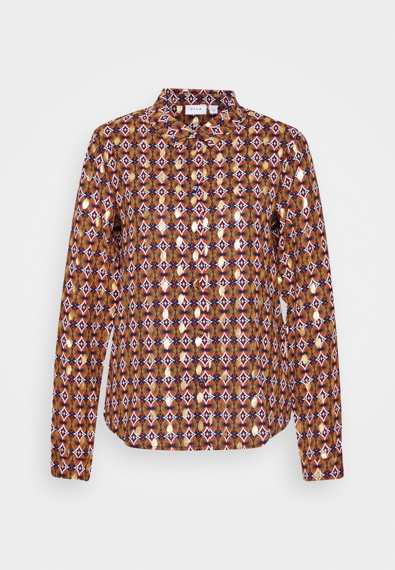 Vila Overhemdblouse donkerblauw