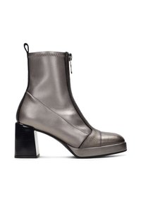 Hispanitas Plateaustiefelette metallic grey/grau-metallic Zalando