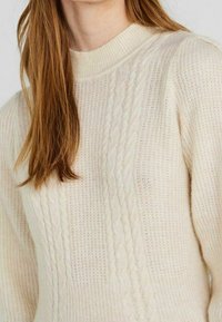 YAS Abito in maglia - beige
