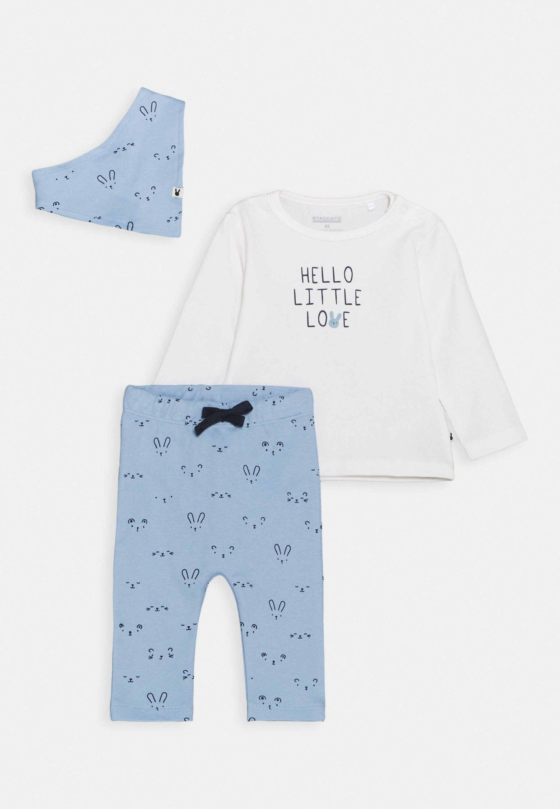 Staccato Set Foulard Sky Offwhite Light Blue Zalando De