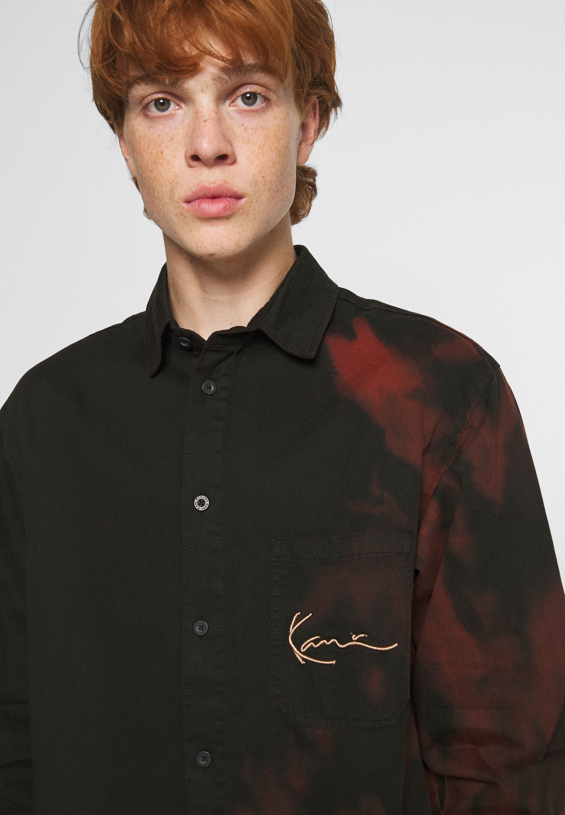 Men SMALL SIGNATURE BLEACHED SHIRT - Shirt Men SMALL SIGNATURE BLEACHED SHIRT - Shirt
