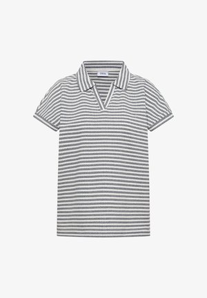 Cecil, KURZARM POLOSHIRT MIT STREIFENSTRUKTUR - Poloshirt - urban dark blue