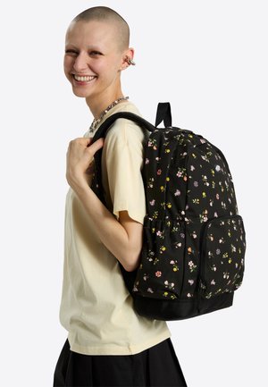 Vans, NEW SKOOL BACKPACK UNISEX - Skoletasker - black matte purple