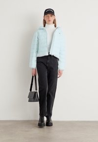 Calvin Klein Jeans LIGHTWEIGHT QUILTED JACKET - Dunjakke - light blue
