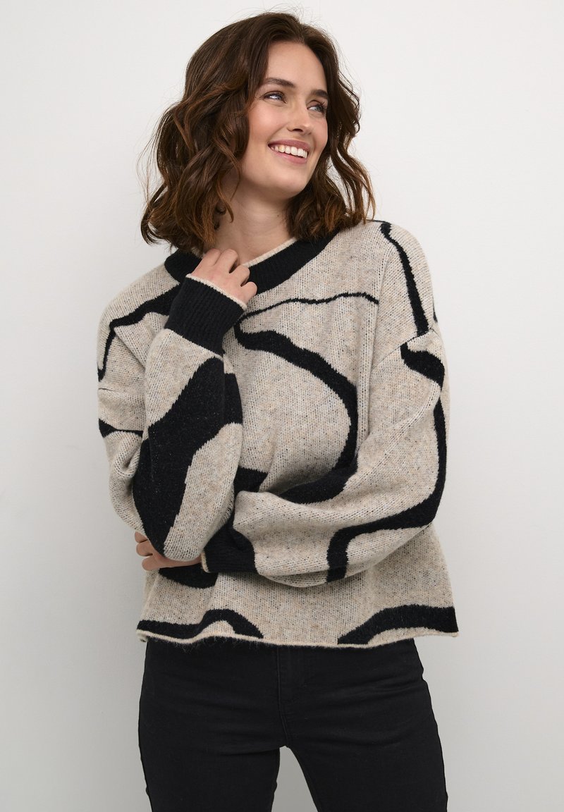 Kaffe WILMA - Maglione - blurry circle pattern